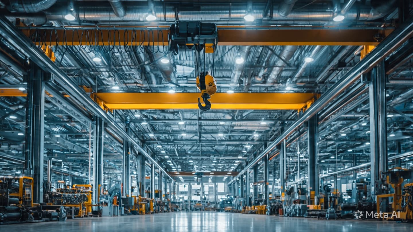 Fixation d’un palan électrique