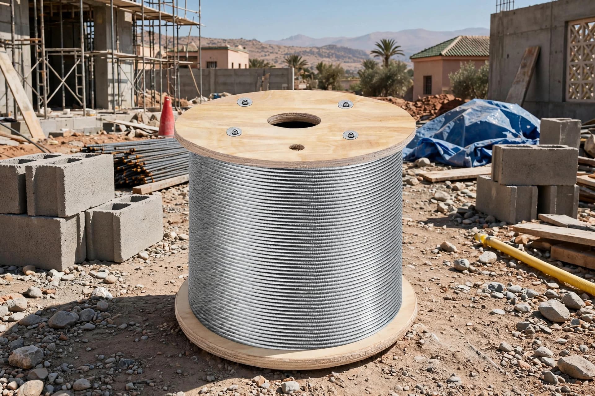 Câble Acier Galvanisé au Maroc : Guide Complet, Types, Utilisations et Choix